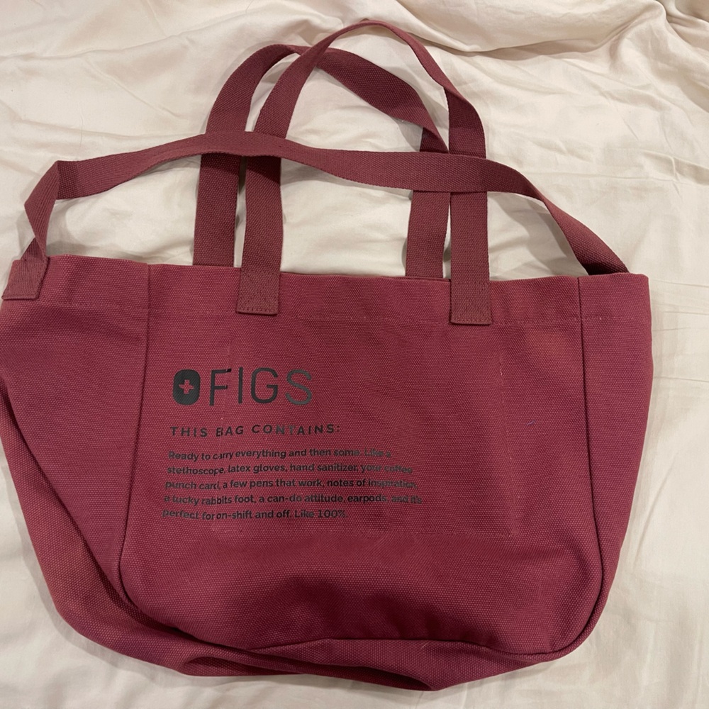 Figs Maroon Tote Bag